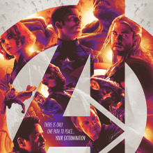 Avengers: Age of Ultron. Traditional illustration, Graphic Design, and Film project by Laura Racero - 03.16.2015