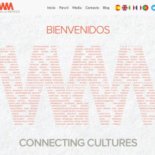 Web "Words and Metrics". Un proyecto de Diseño gráfico, Diseño Web y Desarrollo Web de Gabriel González Sánchez - 17.01.2015