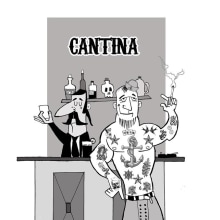 Cantina. Un proyecto de Ilustración tradicional de Jaime Lopez Boyero - 17.03.2015