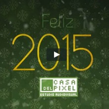 Motion graphics "Feliz 2015". Un proyecto de Motion Graphics, Animación y Diseño gráfico de Gabriel González Sánchez - 29.01.2014