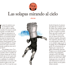 Revista Líbero. Ilustração tradicional projeto de Sr. García - 14.07.2014