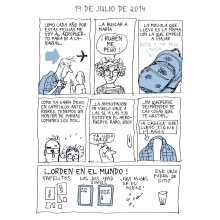 Maria cumple 20 años. Comic project by Miguel Gallardo - 03.20.2015