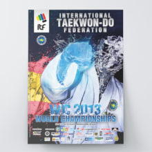 WC2013 - Taekwon-Do World Championships. Direção de arte, Eventos, e Design gráfico projeto de Estefania Carreres - 21.03.2015