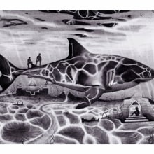 Shark. Fine Arts project by Maru Stahl - 03.18.2015