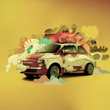 Fiat &IdeaFixa. Design, and Traditional illustration project by Elvis Benício - 11.25.2013