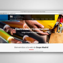 GRUPO MADRID. Web Design, and Web Development project by Fiebre Creativa - 09.20.2014