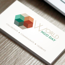 World NGO Day - Tarjetas y banner. Design, Editorial Design, and Graphic Design project by Camila Stavenhagen - 01.26.2014