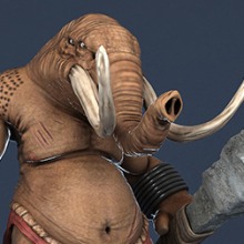 Hombre Elefante. Un proyecto de 3D y Animación de Cristian Cid Campanals - 24.03.2015