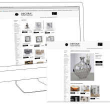 Decorat on-line · Diseño y desarrollo tienda on-line. Un proyecto de Diseño gráfico, Diseño Web y Desarrollo Web de ÒXID Comunicació - 26.03.2015