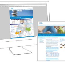 Instituto de la Sal ISAL · Diseño y desarrollo web. Un proyecto de Ilustración tradicional, Diseño gráfico y Diseño Web de ÒXID Comunicació - 26.03.2015