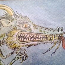 De paseo con el Sr.Dragón. Un proyecto de Ilustración tradicional de pedro parrilla - 28.03.2015