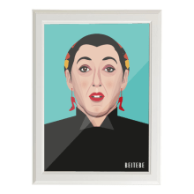 Rossy de Palma. Traditional illustration, and Graphic Design project by Beitebe  - 03.31.2015