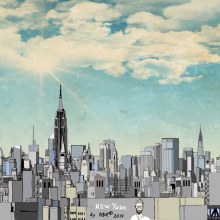 New York, Manhattan Ein Projekt aus dem Bereich Traditionelle Illustration, Architektur und Bildende Künste von David Delgado Ruiz - 01.04.2015