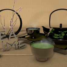 Tea time. 3D projeto de Elena Pérez Revillas - 04.04.2015