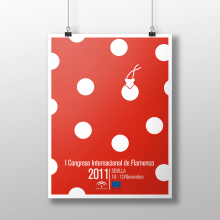 I Congreso Internacional de Flamenco. Design gráfico projeto de Ana Recuero Sanz - 06.04.2015