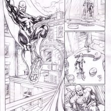 Páginas Comic Marvel-DC-Varios. Un proyecto de Ilustración tradicional, Diseño de personajes, Bellas Artes y Cómic de Pablo Alcalde - 06.04.2015