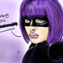Hit-Girl. Film, Video, TV, Fine Arts, and Comic project by Manuel Simon Leal - 04.08.2015