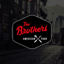 The Brothers - American Food. Design gráfico projeto de Nairobi Estudio - 08.04.2015