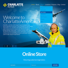 Charlatte America. UX / UI, Direção de arte, e Web Design projeto de Brian Colquhoun - 08.04.2015