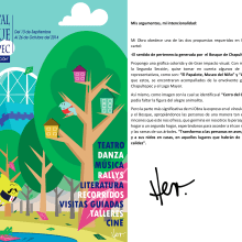 Diseño de Cartel para exposición en el 12° Festival del Bosque de Chapultepec. México, D.F.. Un proyecto de Diseño y Publicidad de Hersse Sánchez - 12.09.2014