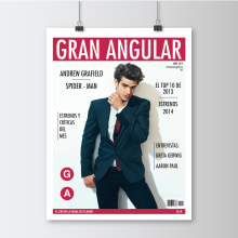 Revista "Gran Angular". Un proyecto de Diseño y Diseño editorial de Lorena Caminero Ambit - 11.04.2015