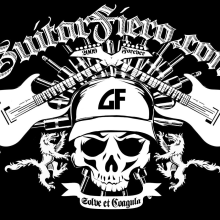 Logotipo para GuitarFiero.com. Music project by David López - 04.13.2015
