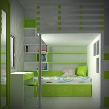 Kids room design. Design, 3D & Interior Architecture project by Jorge Cáliz - 04.18.2015
