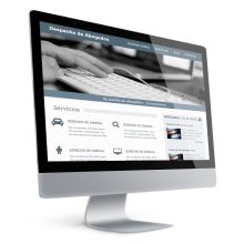 Plantilla web para abogados. Un proyecto de UX / UI y Diseño Web de Isabel García Ferro - 18.04.2015