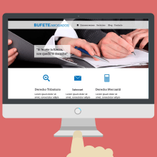 Página web para abogados. UX / UI, e Web Design projeto de Isabel García Ferro - 18.04.2015
