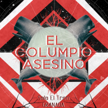 Cartel "El Columpio Asesino" Mi Proyecto del curso Ilustración para music lovers. Projekt z dziedziny Projektowanie graficzne użytkownika Eli MG - 19.04.2015