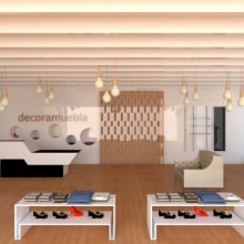 Reforma tienda de ropa: decoramuebla. 3D, Interior Design, and Lighting Design project by Raquel Arauzo Puente - 04.21.2015