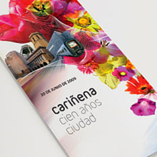 Cariñena, cien años ciudad. Design Management, Editorial Design, and Graphic Design project by Estudio Mique - 06.19.2009