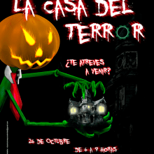 Cartel Halloween.. 3D, e Design gráfico projeto de Jose Fernando Ceballos Castillo - 20.10.2014