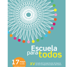 XV Jornadas del Consejo Escolar de Navarra. Design gráfico projeto de vanessa - 28.04.2015