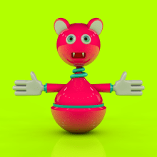 3D Toy Design. Design, 3D, and Animation project by Rebeca G. A - 04.29.2015
