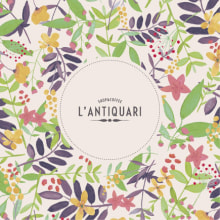 L'Antiquari. Un proyecto de Ilustración tradicional, Br, ing e Identidad y Diseño gráfico de Elisabet Vivas López - 02.05.2015