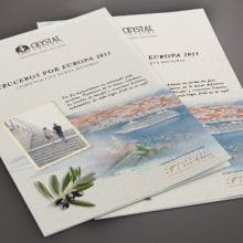 Crystal Cruises. Design, Art Direction, Editorial Design, and Graphic Design project by Àngela Curto - 02.20.2013
