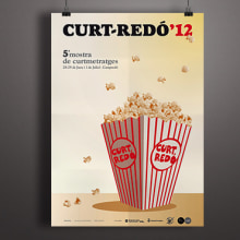 Curt Redó Film Festival. Design, Direção de arte, e Design gráfico projeto de Àngela Curto - 03.05.2012