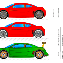 BMW 2D Con AutoCAD. Ilustração tradicional, 3D, Arquitetura, Design de automóveis, Design de produtos, e Design de brinquedos projeto de Antonio Fernández Olombrada - 17.11.2013