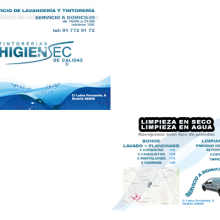 Higiensec. Diseño de los flyers publicitarios. . Design, Graphic Design, and Marketing project by Óscar Oliva Andrade - 02.05.2015