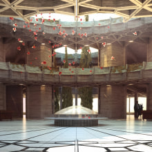 interior scene corona de espinas by Fernando Higueras. 3D, Architecture & Interior Architecture project by Alfredo Jimenez Guerrero - 05.05.2015