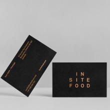 Insite food. Br, ing, Identit, Editorial Design, Graphic Design, T, and pograph project by Xavi Martínez Robles - 05.06.2015