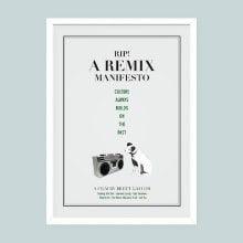 Rip! A Remix Manifesto. Design gráfico projeto de Cristina Font - 06.05.2015
