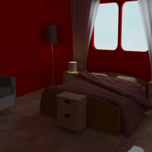Habitación - Diseño e iluminación. Un proyecto de 3D de Emilio Guzmán - 06.05.2015