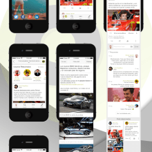 Diseño, UX, UI para App. Red social. Un proyecto de UX / UI y Arquitectura de la información de Oscar Orosa - 07.05.2015