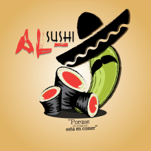 Al-Sushi (Fución de Comida Japonesa y Mexicana). Un proyecto de Diseño de lalorocha21 - 09.05.2015