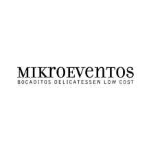 Mikroeventos. Diseño de marca para Mikroeventos, dedicada a la realización de eventos gastronómicos.. Un proyecto de Br e ing e Identidad de Iván Durán Pérez - 10.05.2015