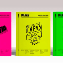 Brava - Revista de Tapas. Design editorial projeto de natalia_nebot - 11.05.2015