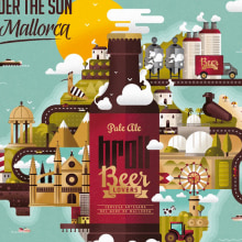 BEER LOVERS. Design, Traditional illustration, and Art Direction project by Alberto Ojeda - 05.13.2015