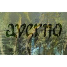 Lettering "Averno", caligrafía manual escaneada con collage digital. Graphic Design, Painting, T, pograph, and Calligraph project by Sara Álvarez - 12.18.2013